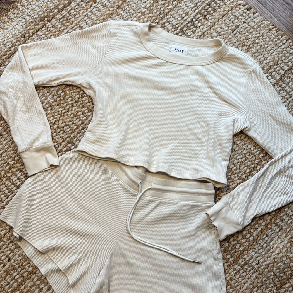 MATE the Label cropped thermal set - Bone